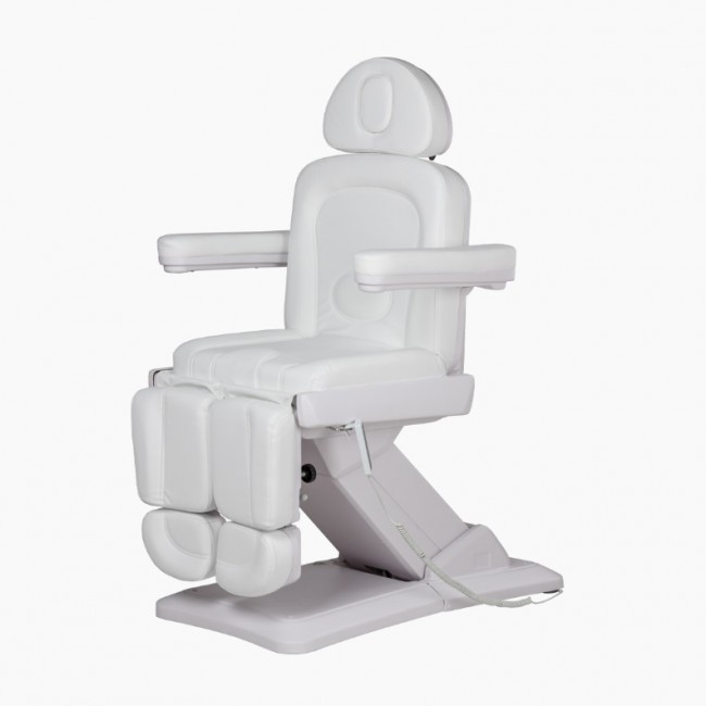 Педикюрное кресло МД-848-3А, 3 мотора (белое)